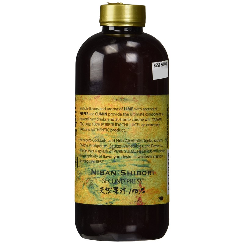Yakami Orchard 100% Pure Japanese Sudachi Juice, 12 Ounce