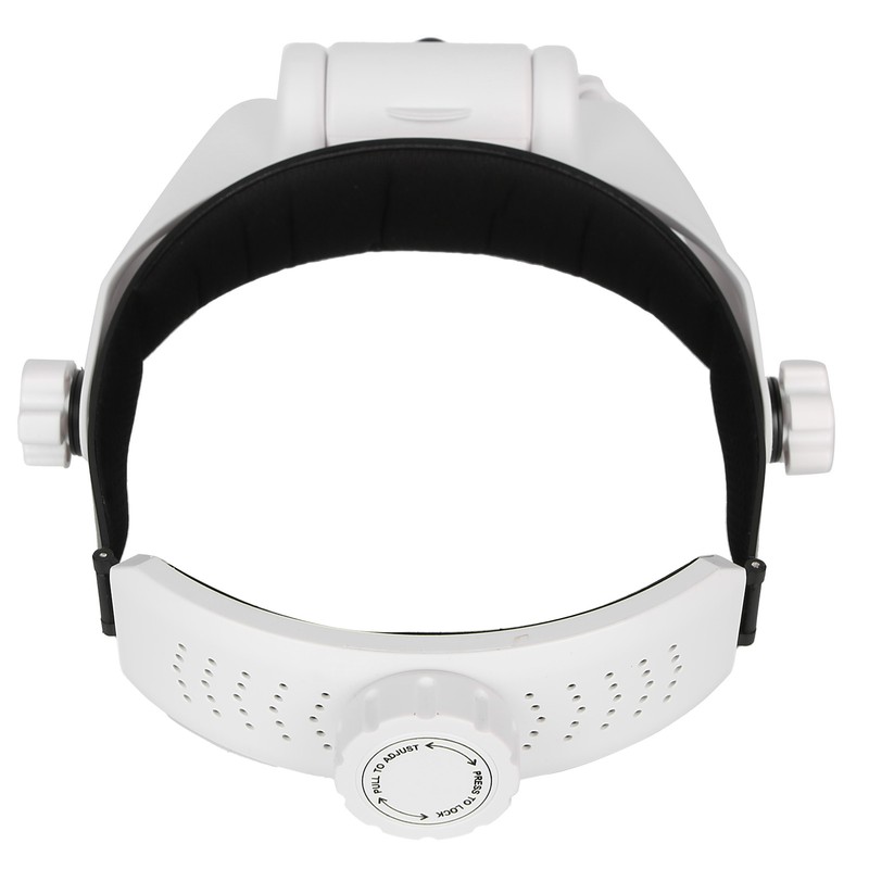 LED Helmet Magnifier Tattoo Beauty Adjustable Headband Magnifying Glass Head