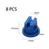 PENKOHOME 8Pcs Boom Sprayer Nozzles Tips, High Pressure Fan-shaped Atomizing