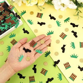 Lawnmower Birthday Party Decorations, 200Pcs Lawn Mover Confetti Glitter for Table, Lawnmower Farmyard Farm Tractor Birthday Party Supplies