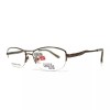 Catherine Deneuve CD0402 046 Eyeglasses Frames Brown Round Half Rim