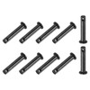 M METERXITY 10-Pack Single Hole Clevis Pins, M6x30mm Carbon Steel