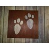 Easter Bunny Tracks Stencil - REUSABLE Wooden Stencil for Easter