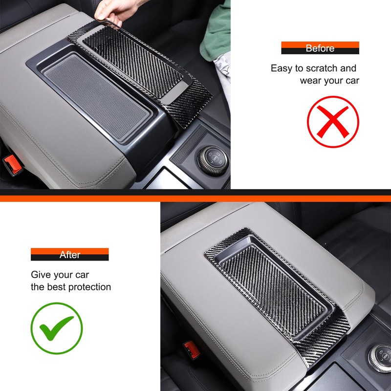 Aotumcer Middle Console Cover Arm Rest Tary Dirt-Resistant Pad Protective