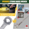 CoLuck Bung Wrench, 3-in-1 Drum Wrench Upgraded, Aluminum Barrel Opener