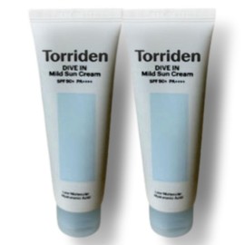 Torridon Toriden Dive-In Mugijacha Mild Sun Cream 60ml 2pcs / 토리든 다이브인 무기자차 마일드 선크림 60ml 2개