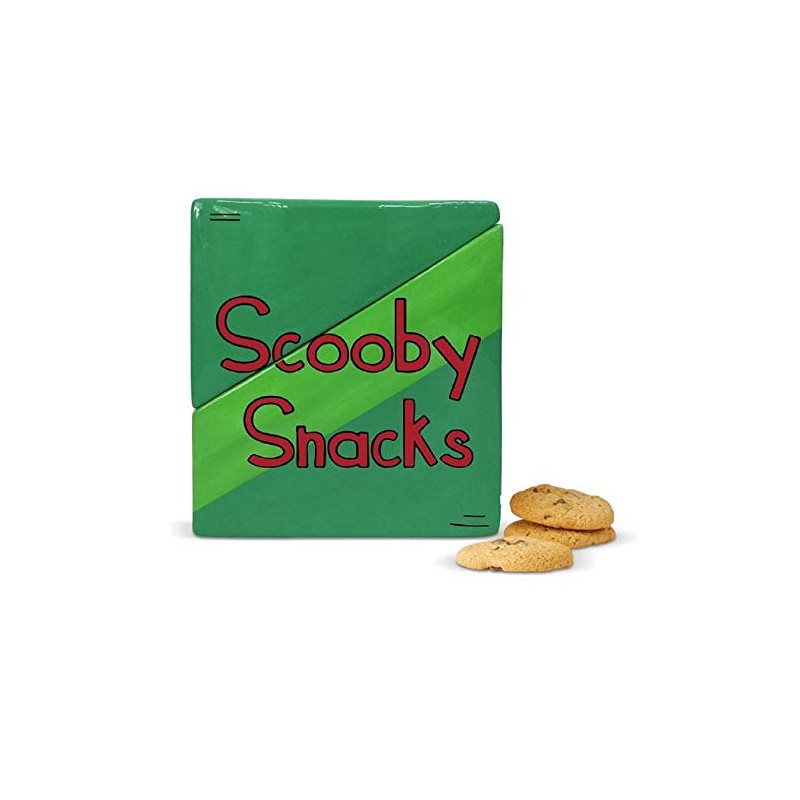 Enesco 6005993 Scooby Doo Ceramics Snacks Box Cookie Jar, 8