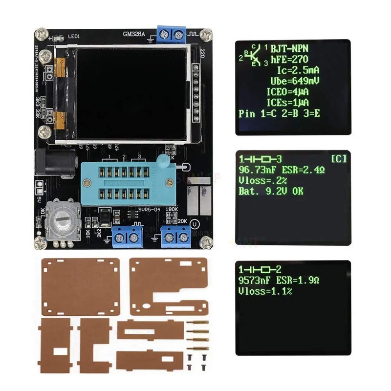 DollaTek GM328A LCD Transistor Tester Diode ESR Meter PWM Square