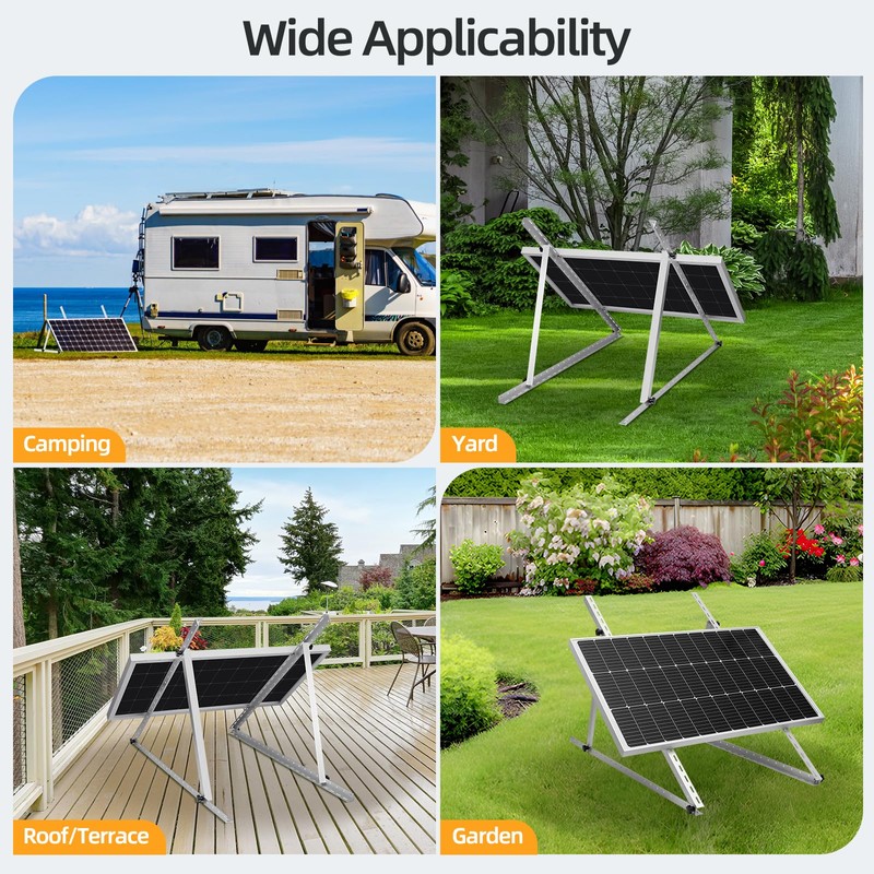 FLYING LION 1 Sets 45inch Adjustable Solar Panel Tilt Mount