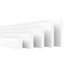 HEXIMO Flat Mouldings, XPS Styrofoam Drywall Flat Mouldings for Wall