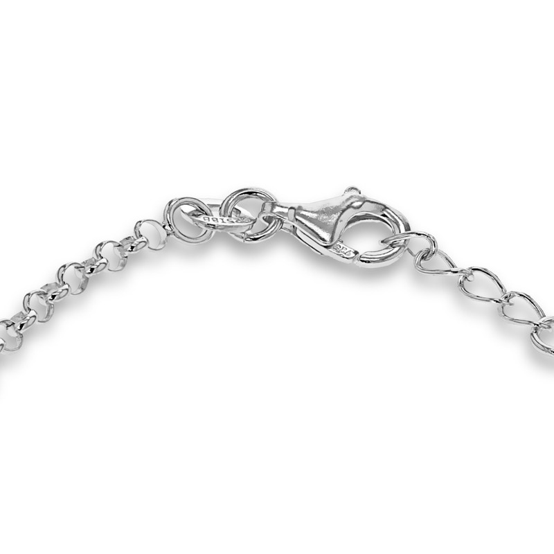 Tuscany Silver Women's Bracelet Rhodium-Plated Sterling Silver White Cubic Zirconia