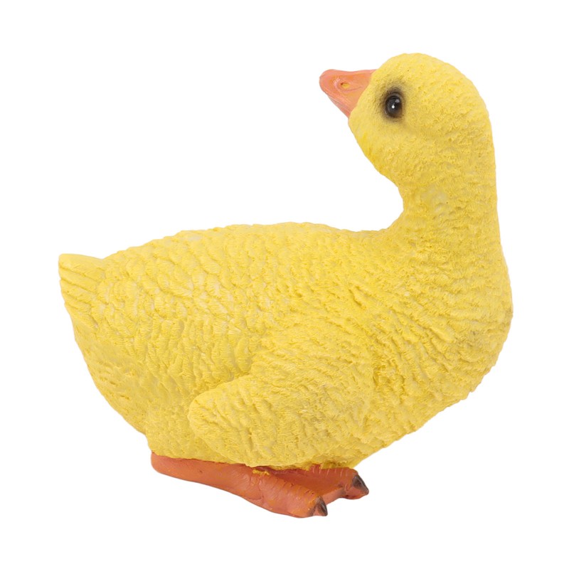 Duck Ornament Resin Weather Resistant Cute Vivid Expression Duck Statues
