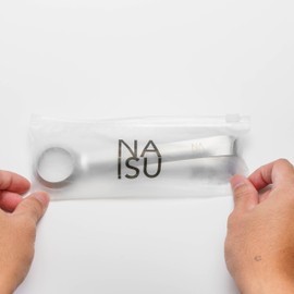 NAISU Clear Ice Tongs – Precision Stainless Steel Ice Tongs for Crystal-Clear Ice Balls & Cubes, Non-Slip Grip, Perfect for Cocktails & Home Bar