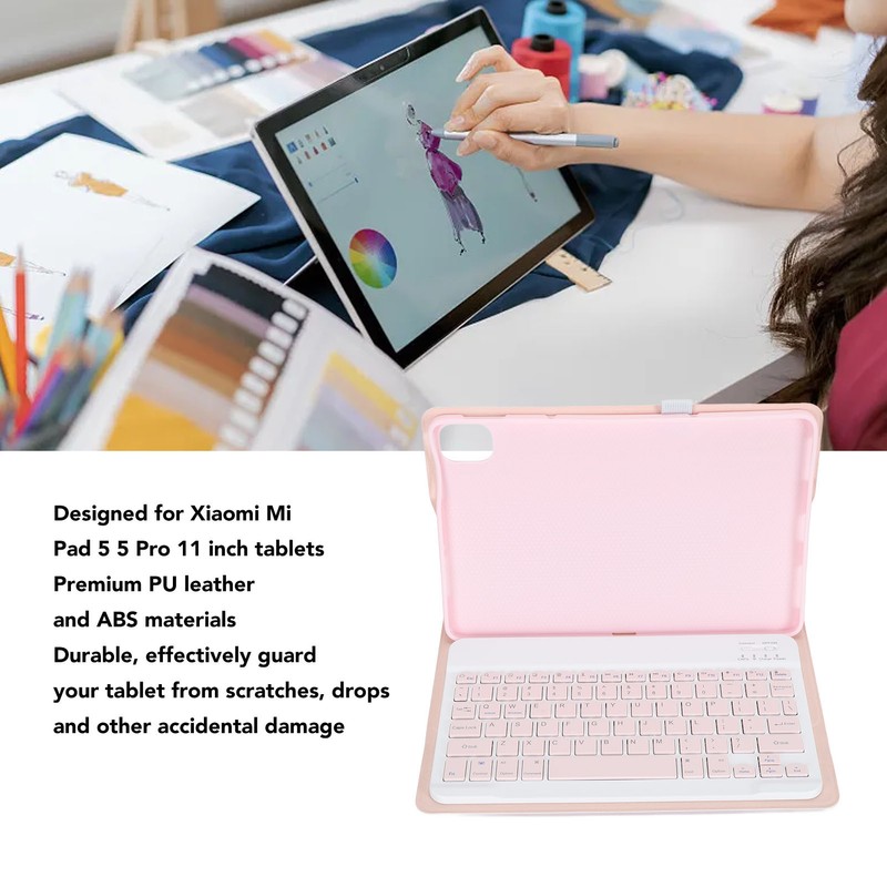 Tablet Keyboard Case Scratch Proof Protective Bluetooth Keyboard Tablet Cover