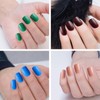 JUSTOTRY 24 Packs (576 PCS) Matte Short Press on Nails