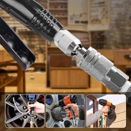TAYCZGQL Swivel Air Fitting 1/4" Swivel Air Fitting Coupler Tool Heavy-Duty Hose Connector with 360° Rotation Quick Connect/Disconnect for Air Compressors Pneumatic Tools & Industrial Applications