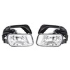 HECASA Fog Lights Lamps Compatible with 2009-2018 Dodge Ram 1500/2500/3500