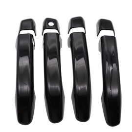GXARTS - Cubierta para manija de puerta exterior de color negro brillante compatible con Honda Accord 2018 2019 2020 2021 2022 - Protector de manija de puerta negro compatible con Honda Accord 10th