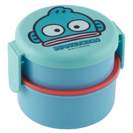 Skater Ag+ ONWR1AG-A Silver Ion Antibacterial Bento Box, 2-Tier, Round, Sanrio, Made in Japan, 16.9 fl oz (500 ml)