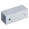 OTTFF 10 Pack 1" Aluminum Square Tube Connector, 2 Way