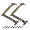 sourcing map 2 Pcs Lid Folding Support Hinges, Iron 180