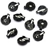 E-outstanding 10 PCS Black CR2032 2025 2016 Coin Cell Button