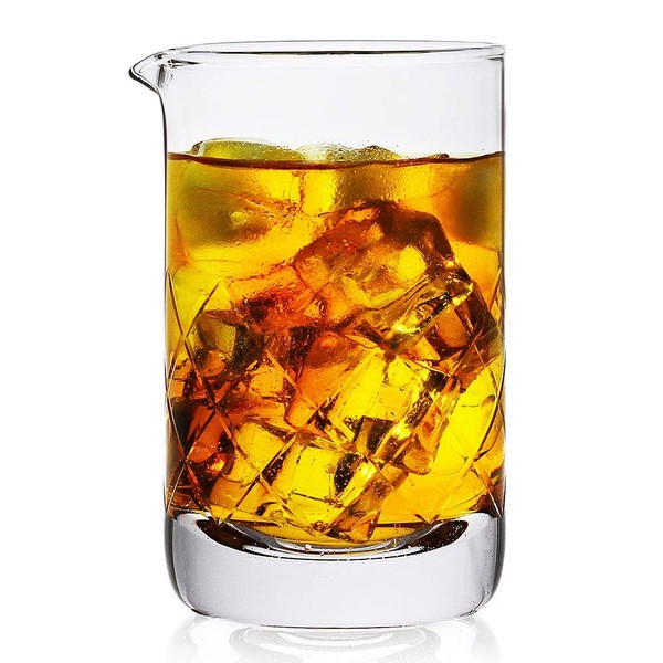 Mixing Glass,Crystal Cocktail Mixing Glass 20 OZ, Stir Glass, Premium Bar Mixing Glass, Mixer Glass-Professional Quality