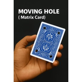 MilesMagic Magician's Moving Hole Gimmick | Highly Visual Classic Matrix Art Trick | Impossible Hollow Card Trick | for Street Magic | for Stage Magic Tricks