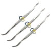 G.S 3 PCS Dental Bone Files #45 Double Ended Stainless