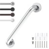 12 Inch Grab Bars for Wall Brush Nickel, Safety Shower