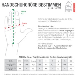 PFIFF Softshell Grip Riding Gloves