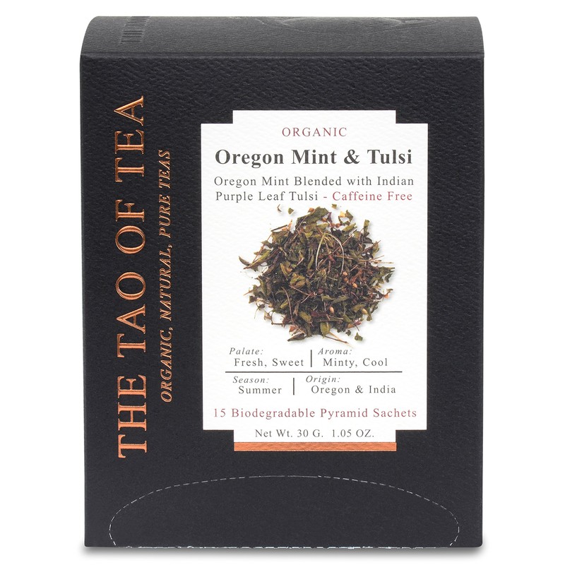 The Tao of Tea Oregon Mint & Tulsi Box Pyramid