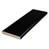 Westchester Tile Black Gloss Tile Trim - 2" x 6"