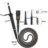 Cleqee 250MHz Oscilloscope Probe High Voltage Probe 100:1 2000V Alligator