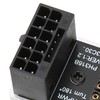 ATX 16Pin Male to 16pin Female 180 Degree Angled Adapter