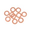 A ABSOPRO Copper Washer 12x19x1.5mm Flat Seal Ring Spacers for