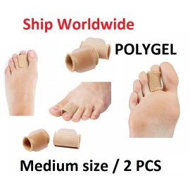 Natracure Natra Cure Gel Toe Spreader With Ribbed Fabric POLYGEL M Pair