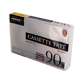 HIDISC Music Cassette Tape, Normal Position, 90 Minutes, 1 Roll