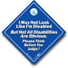 I May Not Look Like I'm Disabled But Not All