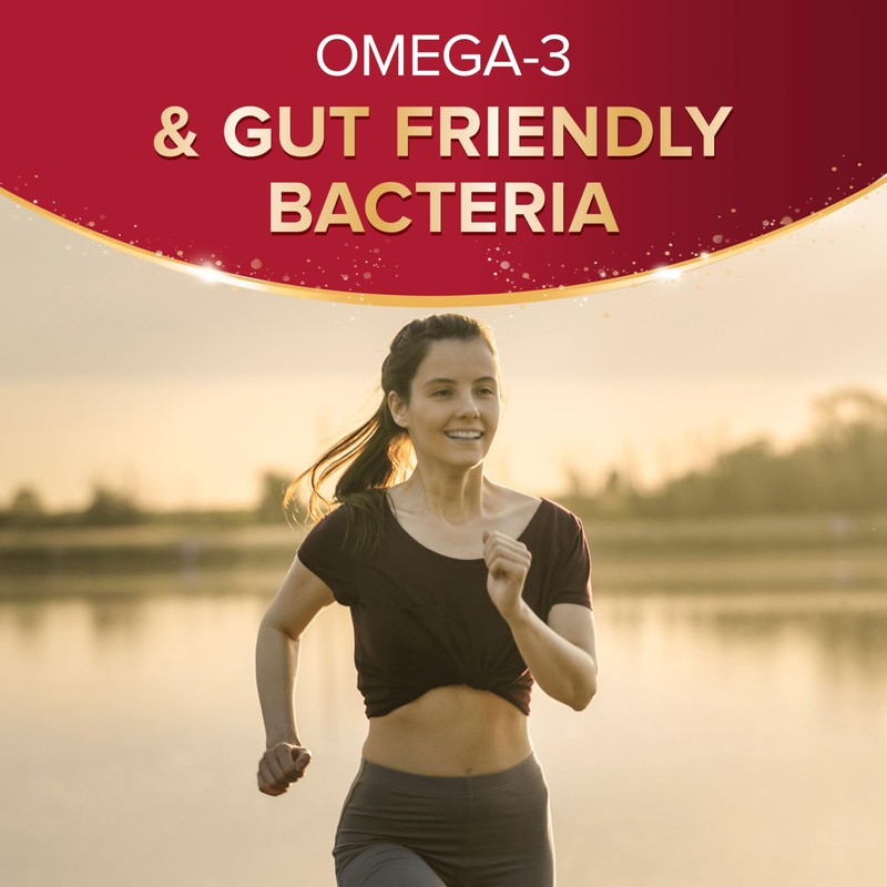 Seven Seas Omega-3 & Gut Friendly Bacteria: with Vitamin D,