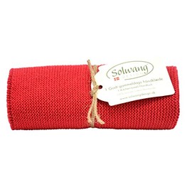 100% Oeko-Tex Certified Danish Kitchen Towel Made in India (Warm Red)