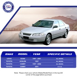 HAWK BROTHER 10 PCS Front Lower Control Arm Suspension Kit Ball Joints Sway Bar Stabilizer Link Outer & Inner Tie Rod Replacement For Toyota Camry Lexus ES300 1997-2001 Avalon 1997