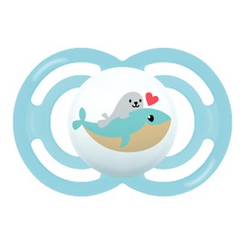 MAM Chupete Tetina de Silicona Perfect +6 (Ballena Azul)