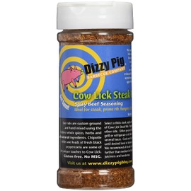 Dizzy Pig BBQ Cow Lick Steak Rub - 7.1 Oz