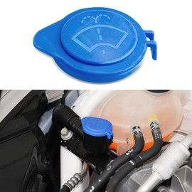 RGOAANC Windshield Washer Fluid Reservoir Cap, Windshield Wiper Fluid Cap, Automotive Wiper Accessories Replacement Cap, 1708196, BM51-17632-AA Replacement Cap for Focus Fluid Reservoir