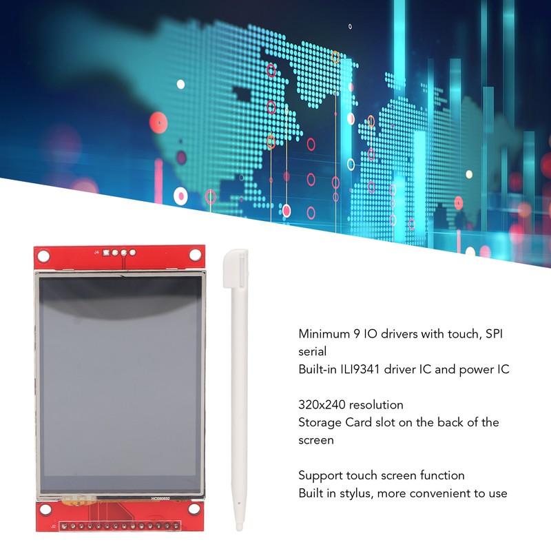 2.8in TFT LCD Display Module with Stylus 240x320 TFT Module