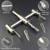 40-120mm Adjustable Circle Hole Cutter Hole Saw Drill Bit Round