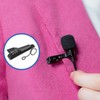 sourcing map Microphone Cover Furry Windscreen Mic Cover with Clip