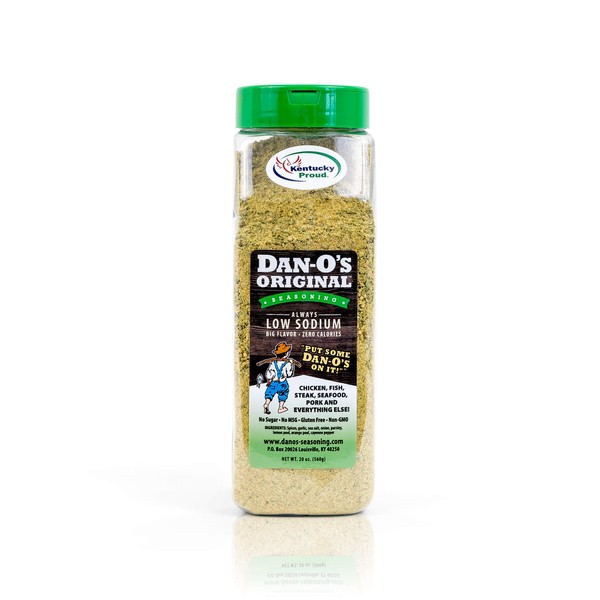Dan-O's Original Seasoning - All Natural, Low Sodium, No Sugar, No MSG (20 oz)