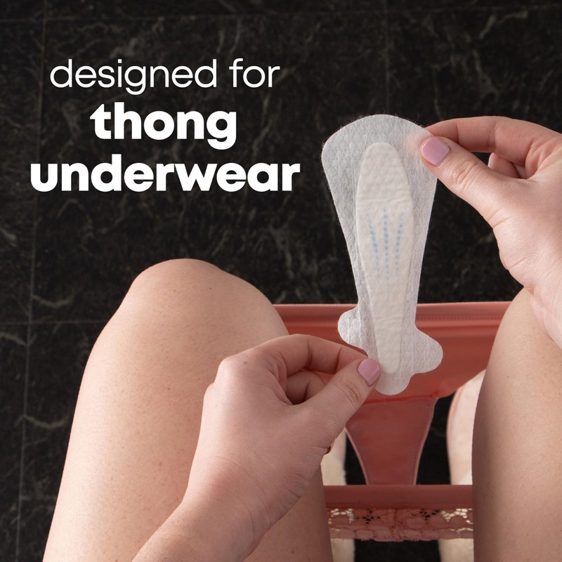 U by Kotex Balance Daily Panty Liners for Thongs, Wrapped,